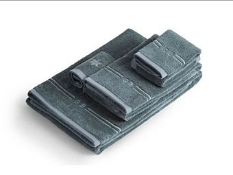Handtuchset aus Frottier mit Monogramm GIORGETTI