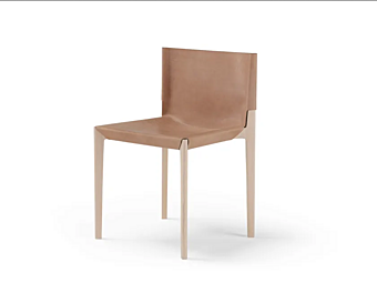 Stuhl aus gegerbtem Leder und Holz AMURA STILT AM119_332_Rov.Naturale+Cuoio41_ Stuhl aus gegerbtem Leder und Holz AMURA STILT AM119_332_Rov.Naturale+Cuoio41_ Fabrik AMURA aus Italien