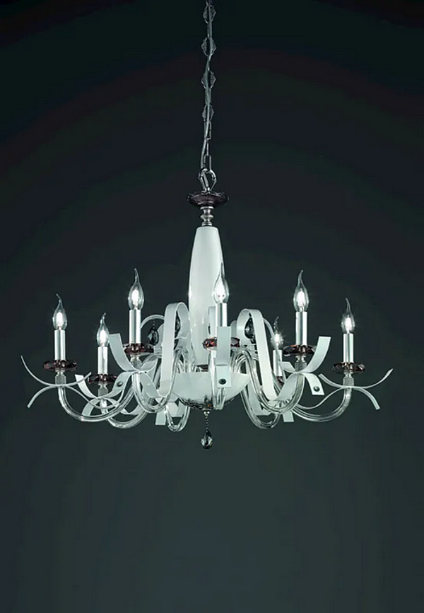 Kronleuchter aus Swarovski-Kristallen Nuage L8 Euroluce Lampadari Fabrik EUROLUCE LAMPADARi aus Italien. Foto №2