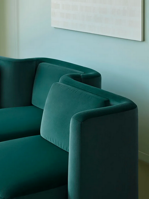 Modularer Stoffsofa Gala Saba Fabrik SABA aus Italien. Foto №14