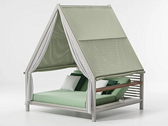 Canopy Gartenbett Cottage aus Aluminium KETTAL #75810