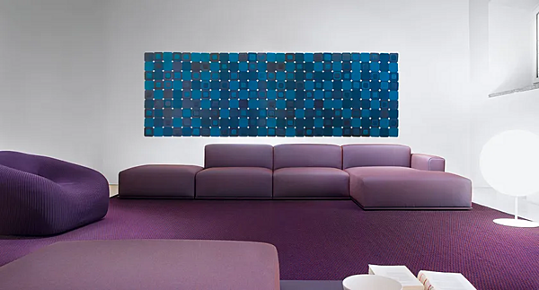 Filzteppich mit geometrischen Pixelmustern PAOLA LENTI Fabrik PAOLA LENTI aus Italien. Foto №3