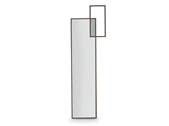 Rechteckiger Wandspiegel mit Eisenrahmen CORTEZARI Link Mirror 398, 396