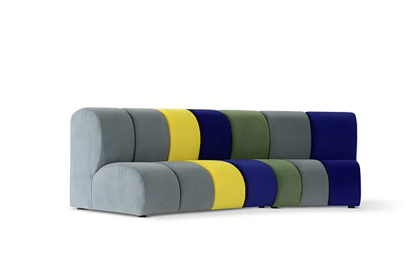 Modularer Sofa mit gepolsterter Rückenlehne Adrenalina Nibbler "IMB1072964, IMB1072965" Fabrik ADRENALINA aus Italien. Foto №3