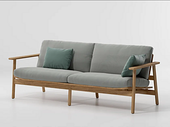 Upholsterede træhave-sofa Riva KETTAL