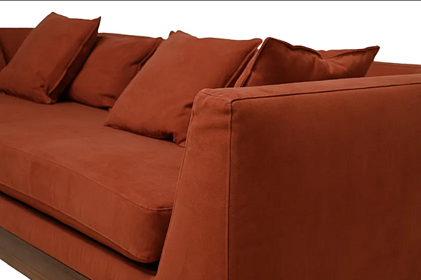 Baumwollsofa mit gepolsterter Rückenlehne CHELINI PARIS Fabrik CHELINI aus Italien. Foto №5