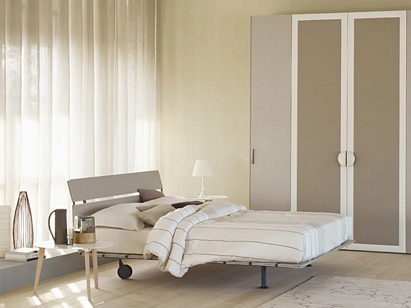 Orientalische Bett mit Rollen Tadao Flou Fabrik Flou aus Italien. Foto №11