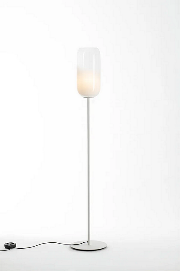 Stehlampe aus geblasenem Glas mit LED Artemide Gople Fabrik Artemide aus Italien. Foto №4