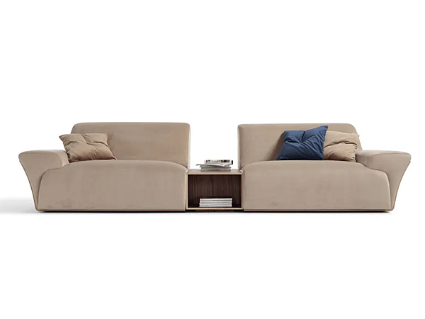 Ecksofa aus Fiordiloto-Stoff mit Couchtisch Marinelli Home M1181 Fabrik Marinelli Home aus Italien. Foto №1