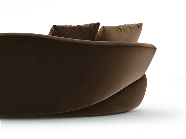 Stoffsofa mit gepolsterter Rückenlehne GIORGETTI Solemyidae 69850, 69860 Fabrik GIORGETTI aus Italien. Foto №2