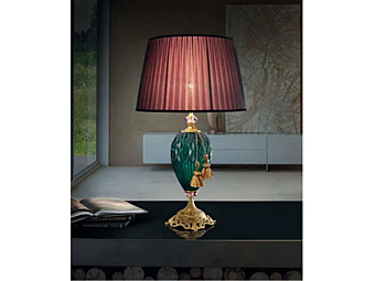 Kristall Tischlampe Diamond LG1 Euroluce Lampadari