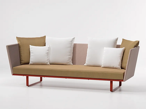 Garten-Sofa aus Aluminium mit weicher Rückenlehne KETTAL Bitta Fabrik KETTAL aus Italien. Foto №2