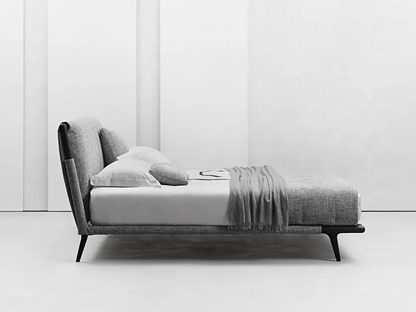 Doppelbett mit gepolstertem Kopfteil Flou Gaudi Fabrik Flou aus Italien. Foto №14