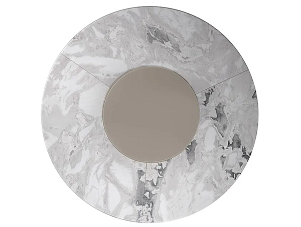 Runder Esstisch aus Marmor mit Lazy Susan I 4 Mariani Ascot Fabrik i 4 Mariani aus Italien. Foto №6