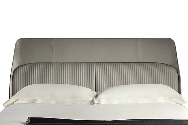 Lederbett mit gepolsterter Rückenlehne POLTRONA FRAU Coupe de Luxe Fabrik POLTRONA FRAU aus Italien. Foto №4