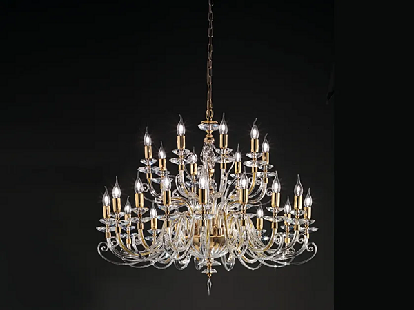 Kronleuchter mit Swarovski-Kristallen Alicante L16 8 Euroluce Lampadari Fabrik EUROLUCE LAMPADARi aus Italien. Foto №1