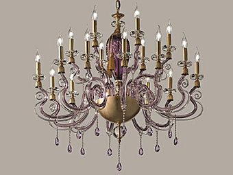 Kronleuchter mit Swarovski-Kristallen Iside L12 6 Euroluce Lampadari