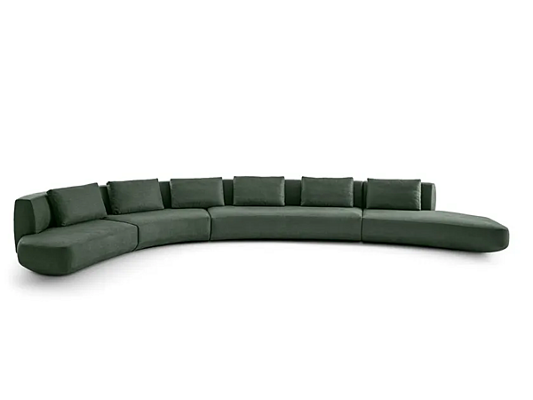 Ecksofa aus Stoff mit beweglicher Rückenlehne Gallotti&Radice AUDREY Fabrik Gallotti & Radice aus Italien. Foto №1