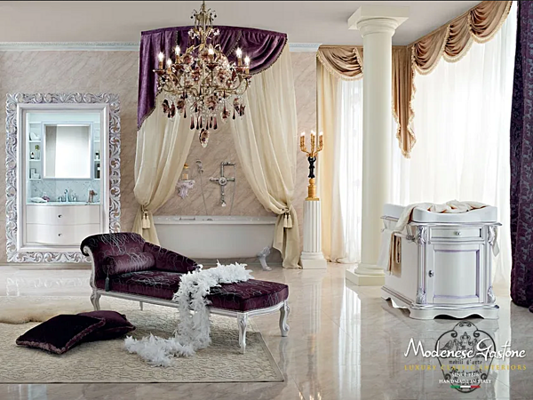 Tagesbett aus Stoff mit gepolsterter Rückenlehne Modenese Luxury Interiors 13428 Fabrik MODENESE GASTONE aus Italien. Foto №3