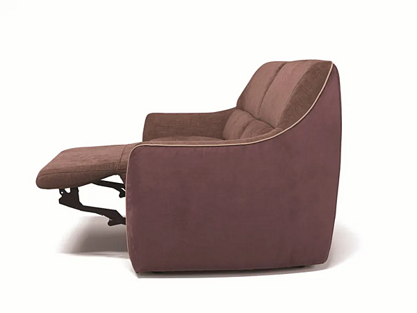 3-Sitzer Relaxsofa aus Stoff mit verstellbarer Rückenlehne Egoitaliano Puffy Fabrik Egoitaliano aus Italien. Foto №5