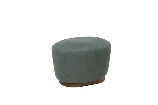 Ovaler Pouf aus Leinen CHELINI Spot Fabrik CHELINI aus Italien. Foto №2