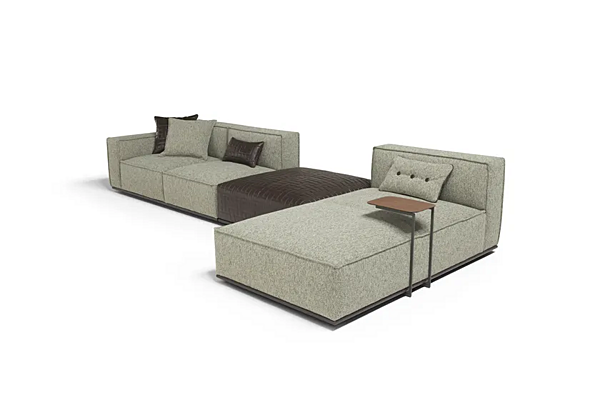 Ecksofa aus Stoff Plaza Egoitaliano Fabrik Egoitaliano aus Italien. Foto №7