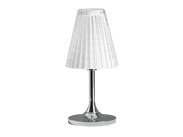 Kristall-Tischlampe aus Halogen Fabbian Flow Fabrik Fabbian aus Italien. Foto №3