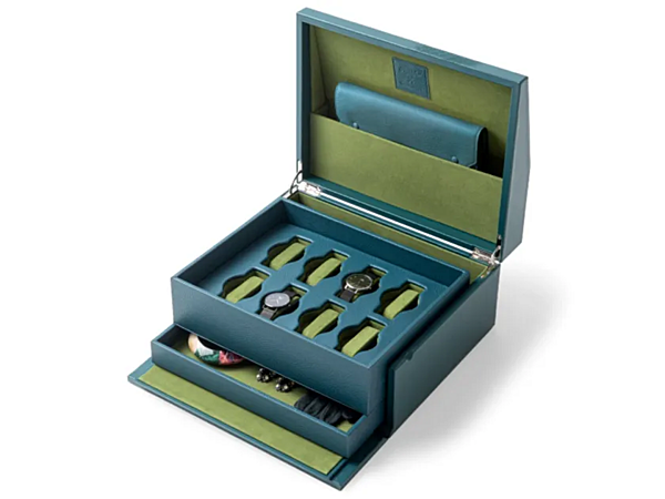 Leder Schmuckbox GIORGETTI Passion Box GA468G, GA469G, GA470G, GA471G Fabrik GIORGETTI aus Italien. Foto №4