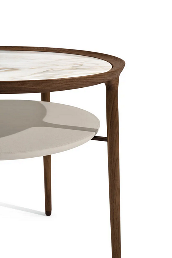 Runder Couchtisch aus Holz GIORGETTI Romeo 53405, 53415 Fabrik GIORGETTI aus Italien. Foto №2