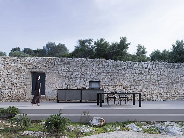 Aluminium Sideboard mit Türen VARASCHIN Outdoor Cooking Fabrik VARASCHIN aus Italien. Foto №2