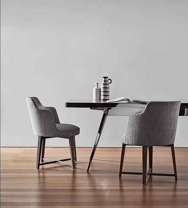 Sessel mit Armlehnen aus Stoff und abnehmbarem Bezug FLEXFORM Hera Fabrik FLEXFORM aus Italien. Foto №3