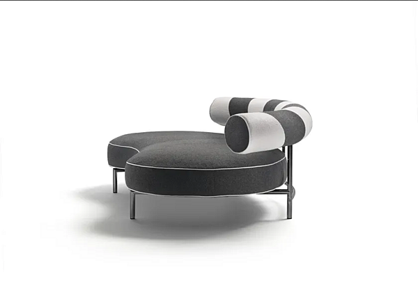 Kurvenförmiges Stoffsofa Supermax FLEXFORM Fabrik FLEXFORM aus Italien. Foto №7