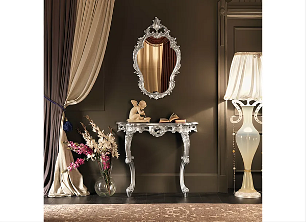 Konsole aus Silberblatt Modenese Luxury Interiors 11609 Fabrik MODENESE GASTONE aus Italien. Foto №2