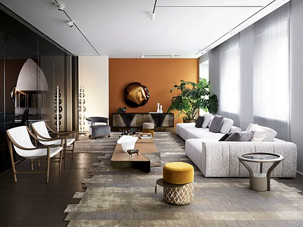 Rechteckiger Couchtisch aus Holz GIORGETTI Ghiblim Fabrik GIORGETTI aus Italien. Foto №2