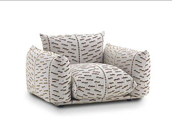 Sessel mit Armlehnen aus Stoff Arflex Marenco Fabrik ARFLEX aus Italien