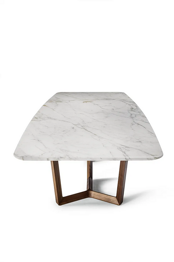 Rechteckiger Tisch aus Holz und Marmor Bolero Ravel POLTRONA FRAU Fabrik POLTRONA FRAU aus Italien. Foto №5