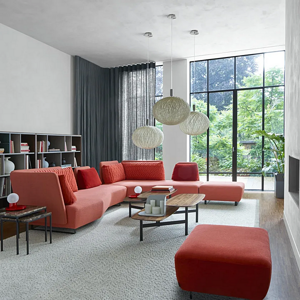 Kaffeetisch aus Walnussholz Pantographe LIGNE ROSET 005HFV1N Fabrik LIGNE ROSET aus Italien. Foto №5