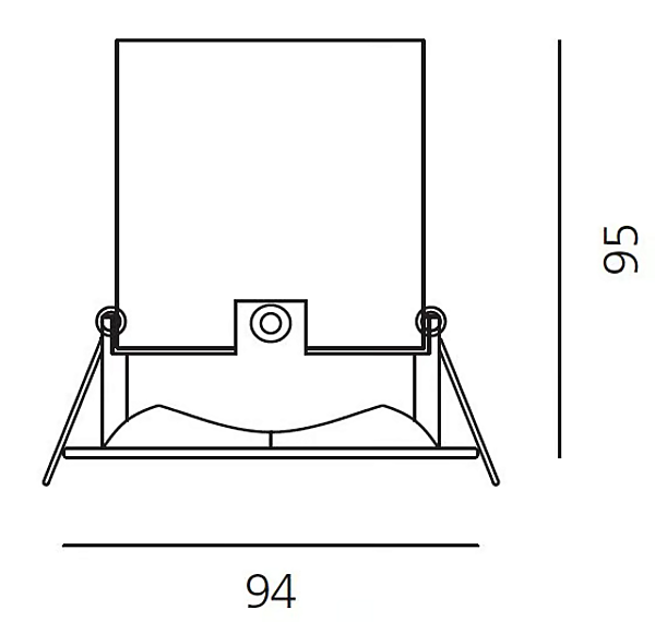 Eingelassener LED-Deckenstrahler aus Aluminium PARABOLA Artemide Fabrik Artemide aus Italien. Foto №7