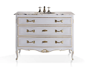 Standwaschtisch aus Holz mit Schubladen Savio Firmino 3106 Fabrik SAVIO FIRMINO aus Italien