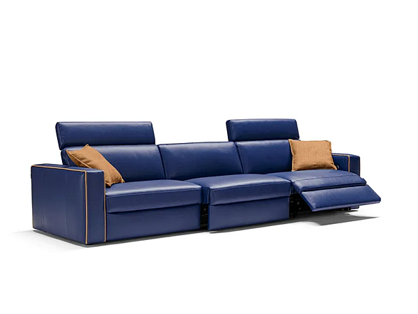 Dreisitzer Sofa mit gepolsterter Rückenlehne aus Stoff Egoitaliano Kuby Fabrik Egoitaliano aus Italien. Foto №2