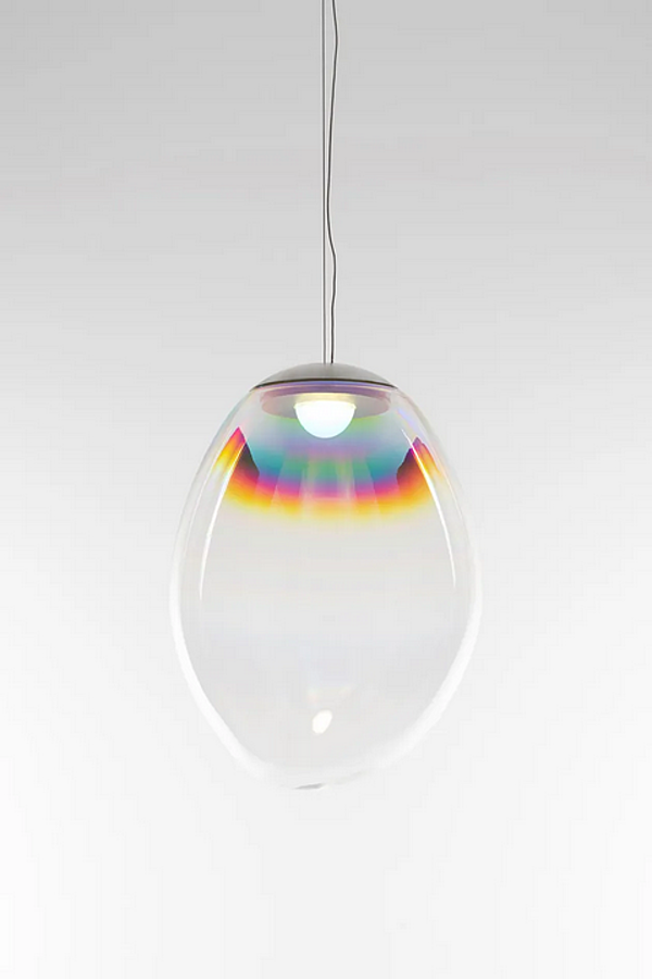 Hängelampe aus mundgeblasenem Glas Stellar Nebula Artemide Fabrik Artemide aus Italien. Foto №11