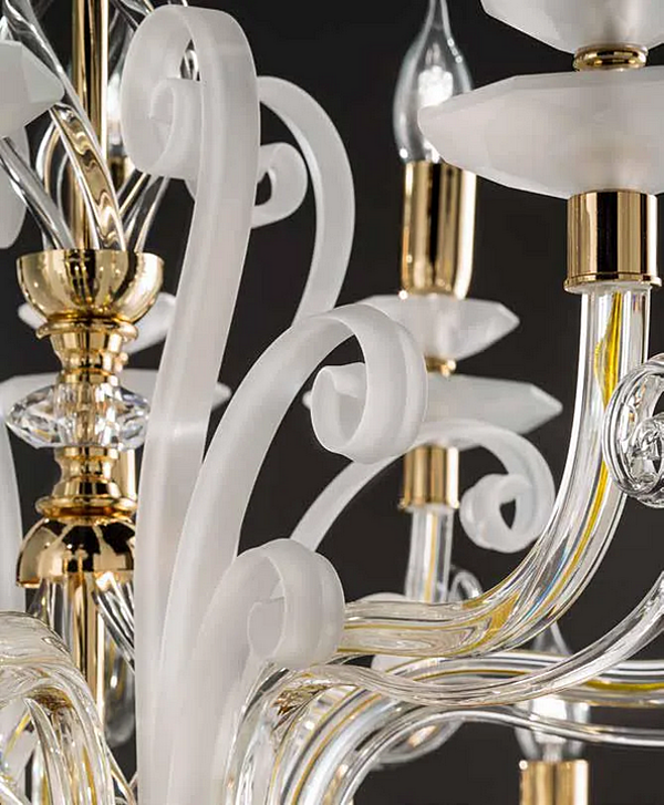 Kristalllüster mit Swarovski-Kristallen Alicante Charm L6 Euroluce Lampadari Fabrik EUROLUCE LAMPADARi aus Italien. Foto №2