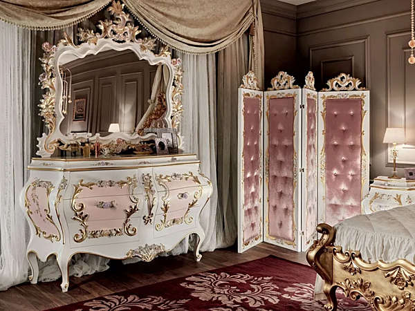 Kommode aus Holz mit Schubladen Modenese Luxury Interiors 11202 Fabrik MODENESE GASTONE aus Italien. Foto №4