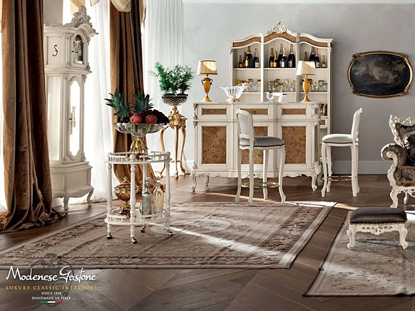 Küchenwagen aus massivem Holz Modenese Luxury Interiors MODENESE GASTONE 12661 Fabrik MODENESE GASTONE aus Italien. Foto №3