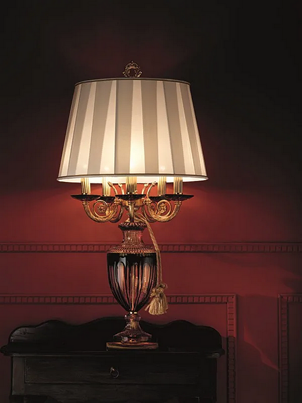 Tischlampe aus Metall Zeus Euroluce Lampadari Fabrik EUROLUCE LAMPADARi aus Italien. Foto №2