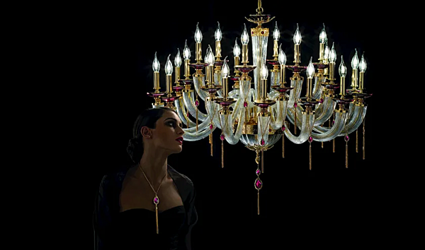 Kronleuchter mit Swarovski-Kristallen Julienne L12 6 6 Euroluce Lampadari Fabrik EUROLUCE LAMPADARi aus Italien. Foto №2