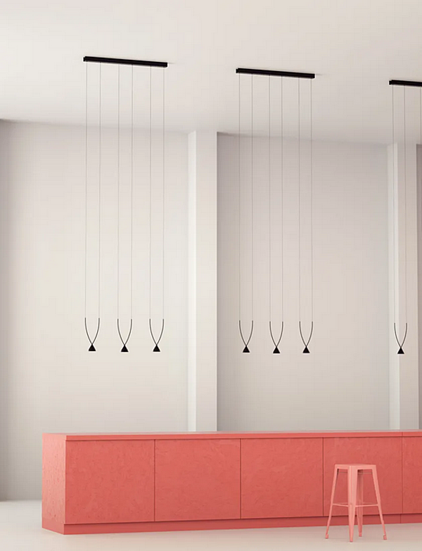 Pendelleuchte aus recyceltem Glas und Nylon AXOLIGHT Jewel Fabrik Axolight aus Italien. Foto №7