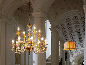 Kronleuchter mit Swarovski-Kristallen Lyra L8 4 Euroluce Lampadari
