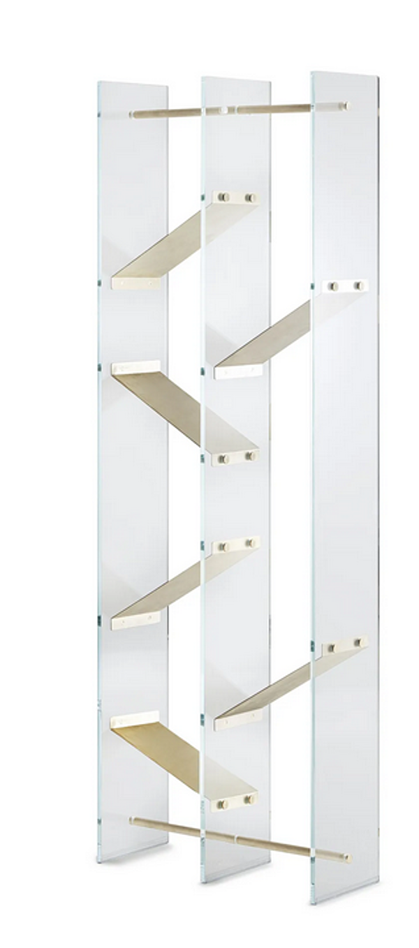 Freistehendes Bücherregal aus Kristall Gallotti&Radice Isola Fabrik Gallotti & Radice aus Italien. Foto №2