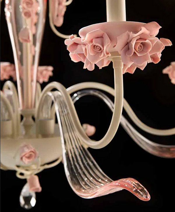 Kristalllüster mit Swarovski-Kristallen Bora L6 Euroluce Lampadari Fabrik EUROLUCE LAMPADARi aus Italien. Foto №3